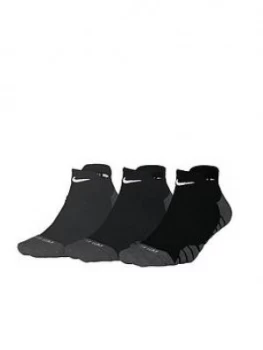 Image of Nike Dry Cushion Low 3 Pack Socks Black Size M Women