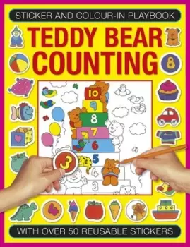Image of Sticker and Color-in Playbook Teddy Bear Counting by Jenny Tulip