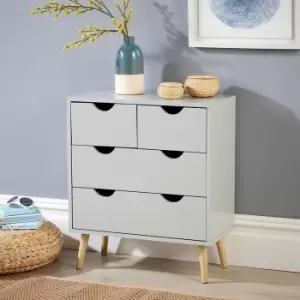 Image of Skara 4 Drawer Chest Bedroom Storage Unit