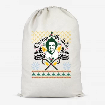 Image of Elf Ninny Muggins Cotton Storage Bag - Large
