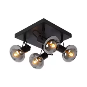 image of Madee Modern Ceiling Spotlight - 4xE14 - Black