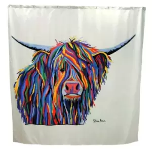 Image of Croydex Shower Curtain (One Size) (White)