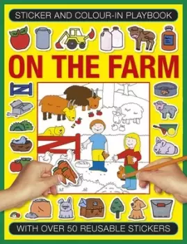 Image of Sticker and Color-in Playbook On the Farm by Jenny Tulip