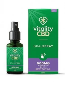 Image of Vitality CBD Vitality CBD Oral Spray with MCT Oil Berry 600mg, Multi, Women