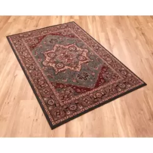 Image of Mastercraft - Kashqai 4354 401 Green 80cm x 160cm Rectangle - Green