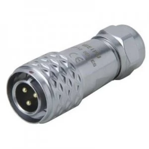 image of Weipu SF1210P6 II Bullet connector Plug straight Series connectors SF12 Total number of pins 6