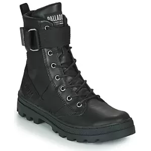 Image of Palladium PALLABOSSE TACT STL womens Mid Boots in Black,4,5,5.5,6.5,7,8