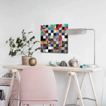 Image of 4545ABSC - 003 Multicolor Decorative Canvas Painting