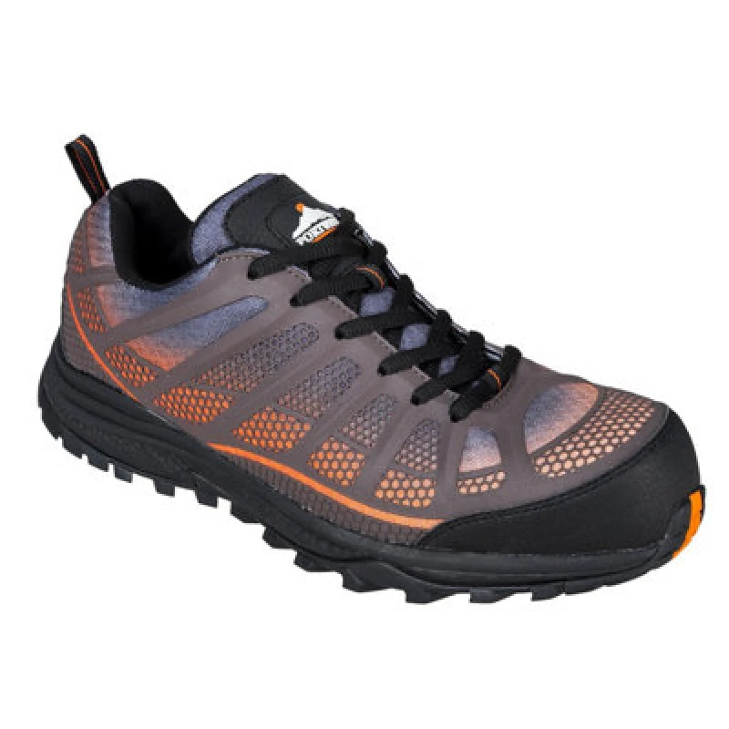 Image of Portwest Compositelite Low Cut Spey Trainers FT36OBR37 Colour: Orange / Black