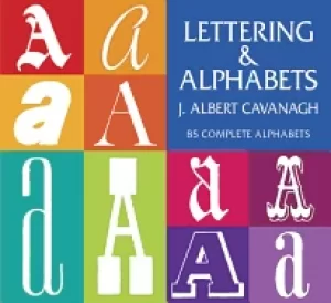 Image of lettering and alphabets 85 complete alphabets