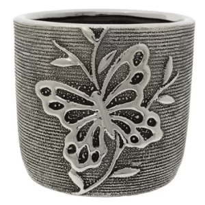 image of Butterfly Planter Gunmetal Small