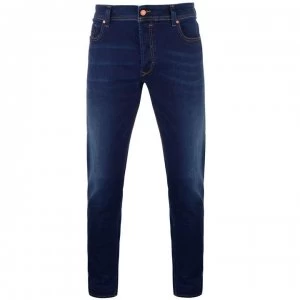 image of Diesel Sleenker Stretch Skinny Jeans - Mid 084RI