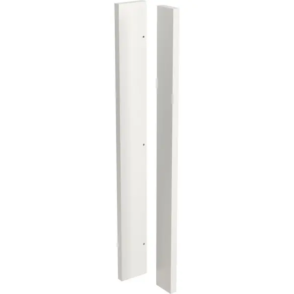 Image of Kitchen Kit Flatpack Shaker Kitchen Cabinet Corner Post Ultra Matt 720mm in White MFC