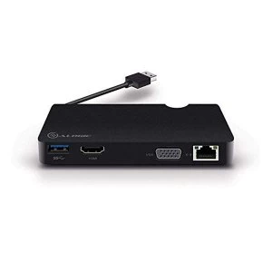 image of ALOGIC USB 3.0 Universal Portable Docking Station - HDMI or VGA/Gigabit Ethernet/USB 3.0