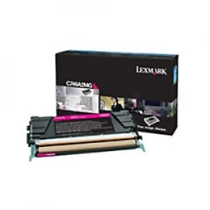 image of Lexmark C746A3MG Magenta Laser Toner Ink Cartridge