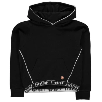 Image of Firetrap Cropped Hoody Junior Girls - Jet Black