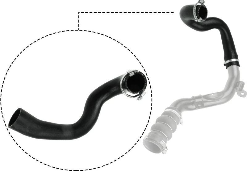 Image of GATES Charger intake hose GATES 09-0628