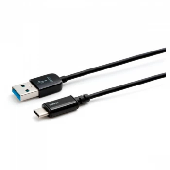 image of 526506 1m USB C Plug USB 3.0 A Plug - Black