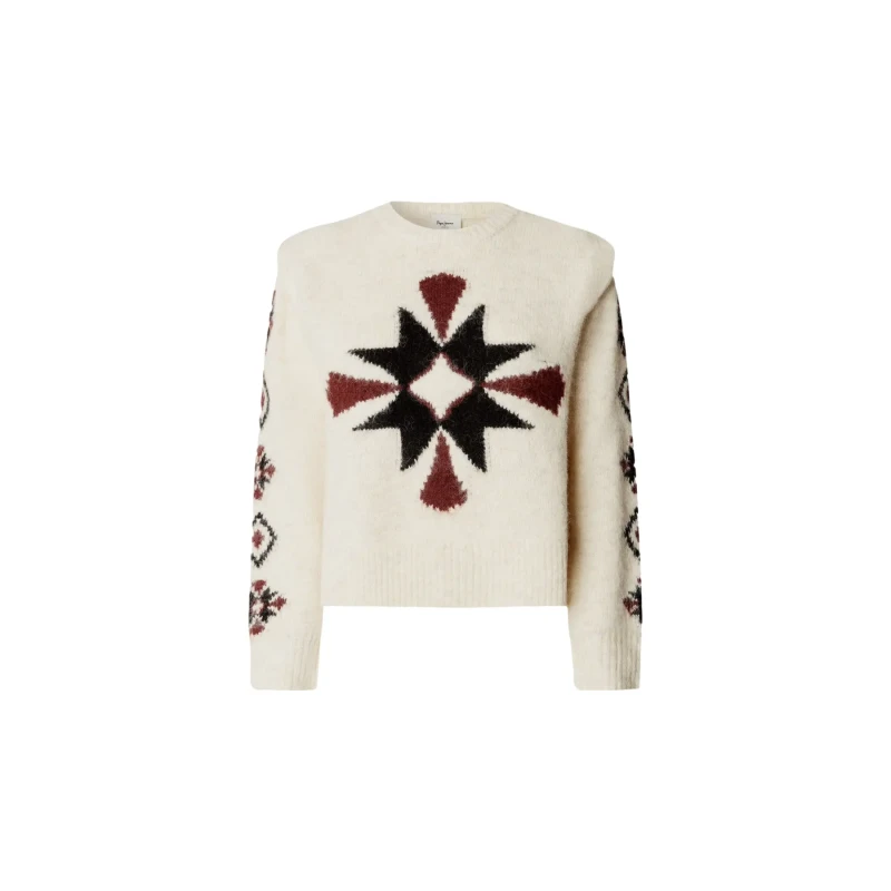 Image of Pepe Jeans Woman sweater Pepe Jeans Audrey Blanc Female M