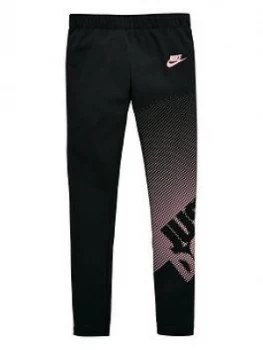 Image of Nike OLDER GIRLS NSW LEggING GX1 Black Size L12 13 Years Women