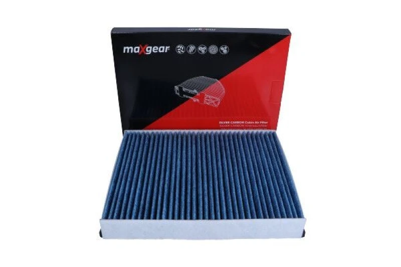 Image of MAXGEAR 26-1782 Pollen filter SILVER CARBON with anti-allergic effect Filter,interior air (424)