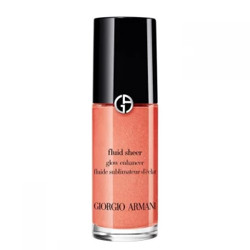 image of Armani Fluid Sheer Highlighter Various Shades 5 Coral 18ml