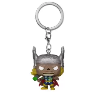 image of Marvel Zombies Thor Pop! Keychain