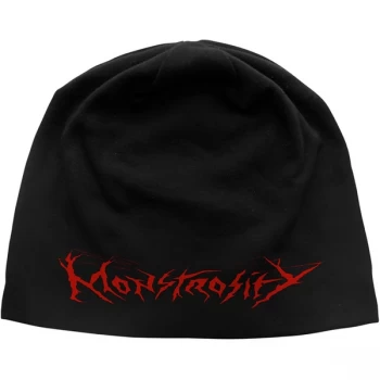 Image of Monstrosity - Logo Unisex Beanie Hat - Black