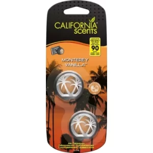 image of California Scents Monterey Vanilla Car Mini Diffuser (Case Of 4)