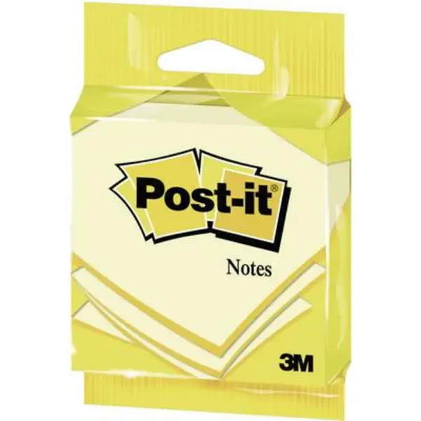 image of 3M Sticky note 7100172243 76mm x 76mm Yellow 100 sheet