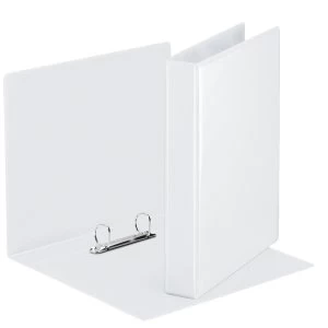 Image of Esselte A4 White 25mm 2 D Ring Presentation Binder Pack of 10 49737