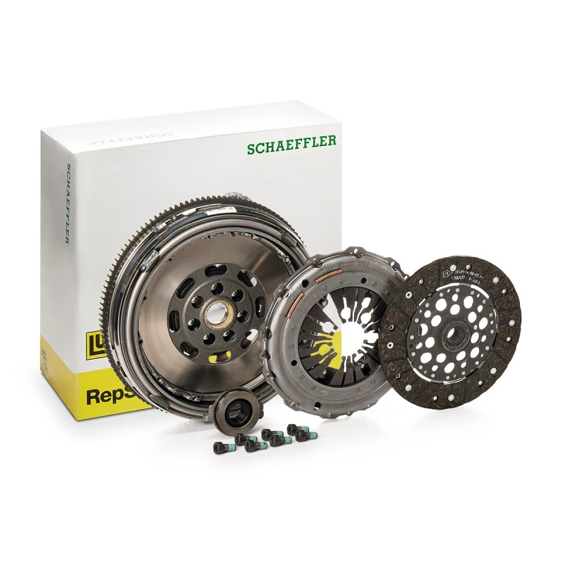 Image of LuK 600 0026 00 Clutch without pilot bearing, Dual-mass flywheel with friction control plate Clutch Kit (479)
