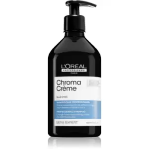 image of LOreal Professionnel Serie Expert Chroma Creme Shampoo neutralising brass tones 500 ml