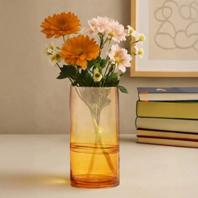 Image of Orsina Contemporary Design Vase, Easy To Assemble Flower Ceramic Vase, Compact And Lightweight Vase For Flowers
