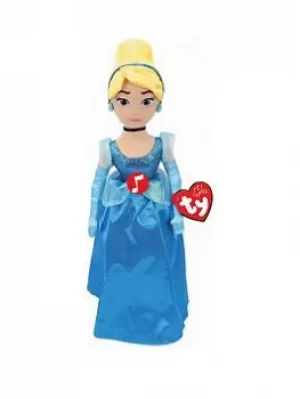 image of Ty Disney Princess Cinderella Plush Doll With Sound