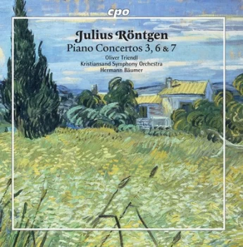 image of Julius Rontgen Piano Concertos 3 6 & 7 by Julius Rontgen CD Album