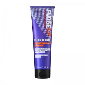 image of Fudge Clean Blonde Violet-Toning Shampoo 250ml