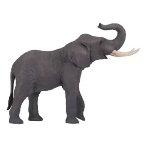 image of ANIMAL PLANET Mojo Wildlife African Elephant Toy Figure, Three Years and Above, Grey (381005)