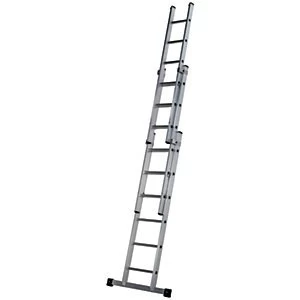 Werner Professional 3.96m 3 Section Aluminium Extension Ladder