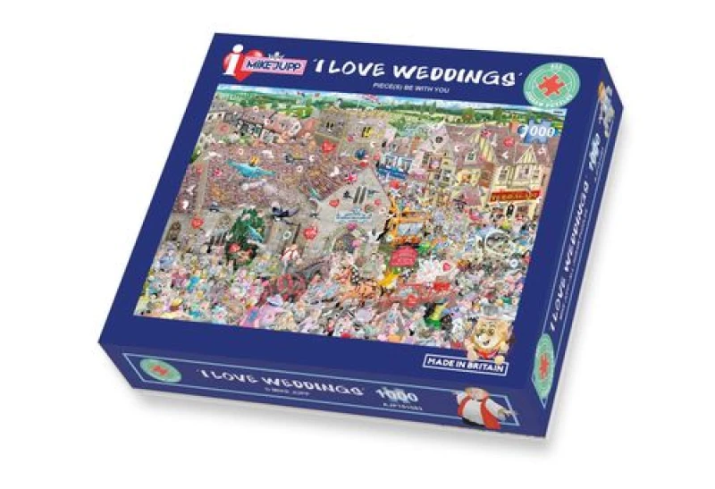 Image of Mike Jupp Mike Jupp I Love Weddings 1000 Piece Jigsaw Puzzle