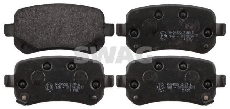 Image of Brake pad set SWAG 70 11 6060