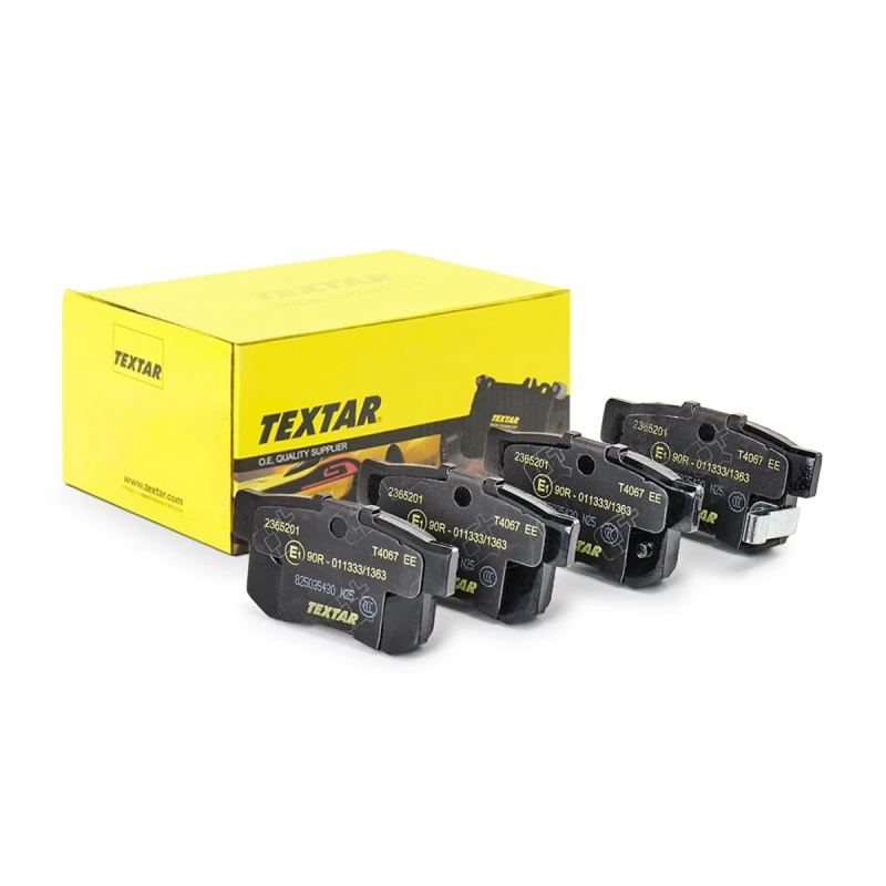 Image of TEXTAR 2365201 Brake pad set Q+ with acoustic wear warning Brake Pad Set,disc brake (402)