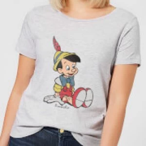 Image of Disney Pinocchio Classic Womens T-Shirt - Grey - L