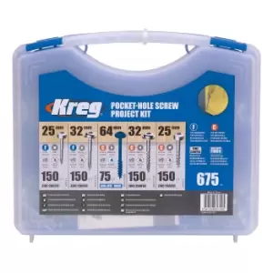 image of Kreg SK03-INT Pocket-Hole Screw Project Kit