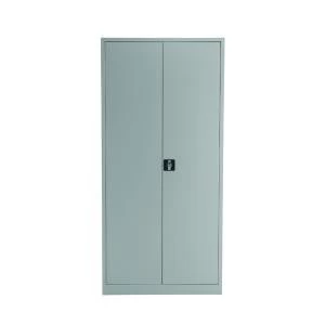 image of Talos Double Door Stationery Cupboard 1950 Grey KF78756