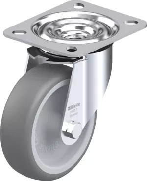 Image of Blickle 605550 Device swivel castor 100 mm with locking device Type misc. Swive