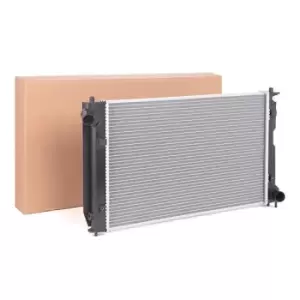 Image of RIDEX Engine radiator Manual Transmission 470R0286 Radiator, engine cooling,Radiator TOYOTA,AVENSIS Kombi (T25),COROLLA Verso (ZER_, ZZE12_, R1_)