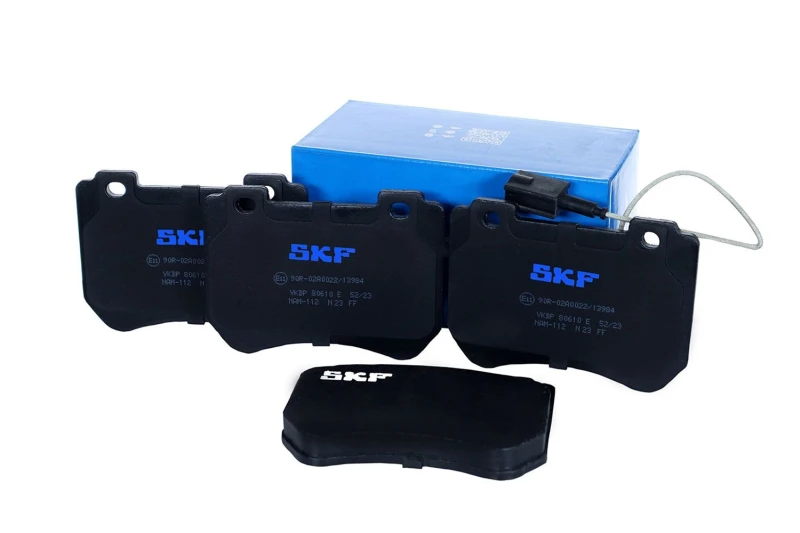 Image of SKF VKBP 80610 E Brake pad set incl. wear warning contact Brake Pad Set,disc brake (402)