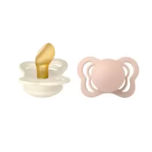 Image of BIBS Couture 2 Pack Latex Size 1 Ivory/Blush 2 pcs