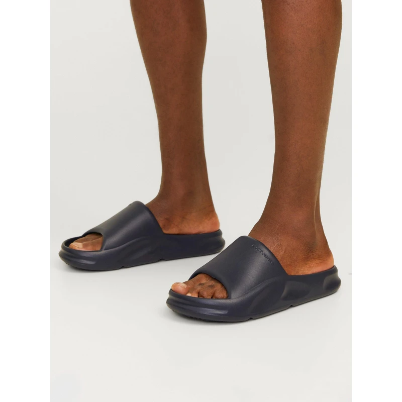 Image of Jack and Jones Moulded Slider Mens - Grey Grey 7